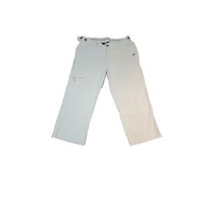 Eddie Bauer Sport Women's Khaki Nylon/Spandex‎ Travel Hiking Pants Size 10